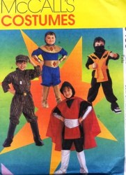 9450  SUPER HERO, CRUSADER, NINJA, SOLDIER BOYS PATTERN 10, 12